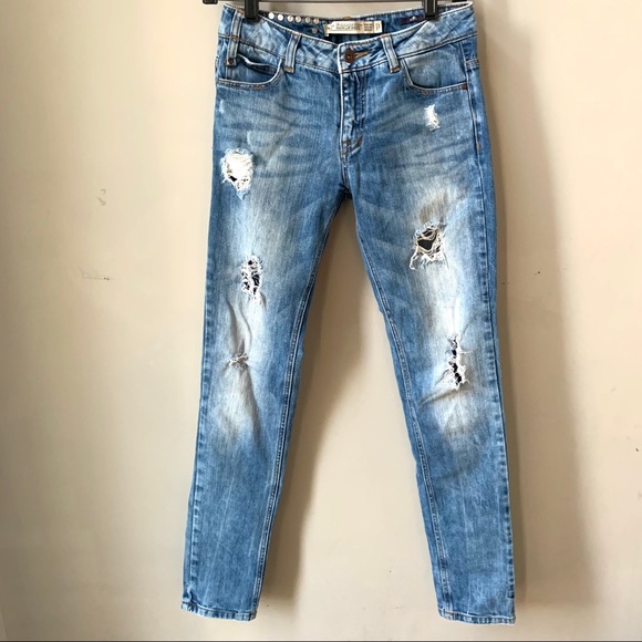 Zara Denim - Zara Distressed Jeans